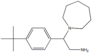 2-(azepan-1-yl)-2-(4-tert-butylphenyl)ethan-1-amine 结构式