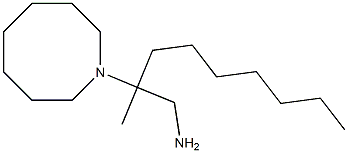 2-(azocan-1-yl)-2-methylnonan-1-amine 结构式