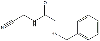 2-(benzylamino)-N-(cyanomethyl)acetamide 结构式