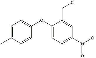 2-(chloromethyl)-1-(4-methylphenoxy)-4-nitrobenzene 结构式
