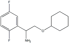 2-(cyclohexyloxy)-1-(2,5-difluorophenyl)ethanamine 结构式
