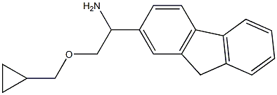 2-(cyclopropylmethoxy)-1-(9H-fluoren-2-yl)ethan-1-amine 结构式