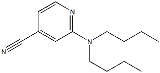 2-(dibutylamino)pyridine-4-carbonitrile 结构式