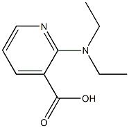 2-(diethylamino)pyridine-3-carboxylic acid 结构式