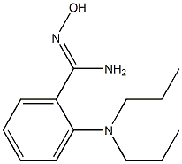 2-(dipropylamino)-N'-hydroxybenzene-1-carboximidamide 结构式