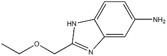 2-(ethoxymethyl)-1H-1,3-benzodiazol-5-amine 结构式