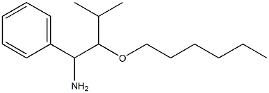 2-(hexyloxy)-3-methyl-1-phenylbutan-1-amine 结构式