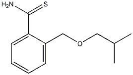 2-(isobutoxymethyl)benzenecarbothioamide 结构式