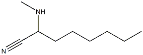 2-(methylamino)octanenitrile 结构式