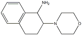 2-(morpholin-4-yl)-1,2,3,4-tetrahydronaphthalen-1-amine 结构式