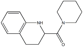 2-(piperidin-1-ylcarbonyl)-1,2,3,4-tetrahydroquinoline 结构式