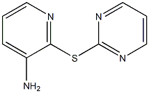 2-(pyrimidin-2-ylsulfanyl)pyridin-3-amine 结构式