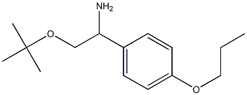 2-(tert-butoxy)-1-(4-propoxyphenyl)ethan-1-amine 结构式