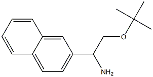 2-(tert-butoxy)-1-(naphthalen-2-yl)ethan-1-amine 结构式