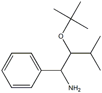 2-(tert-butoxy)-3-methyl-1-phenylbutan-1-amine 结构式