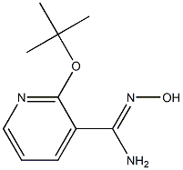 2-(tert-butoxy)-N'-hydroxypyridine-3-carboximidamide 结构式