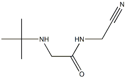 2-(tert-butylamino)-N-(cyanomethyl)acetamide 结构式