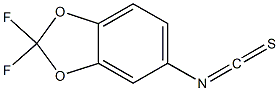 2,2-difluoro-5-isothiocyanato-2H-1,3-benzodioxole 结构式