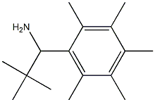 2,2-dimethyl-1-(2,3,4,5,6-pentamethylphenyl)propan-1-amine 结构式