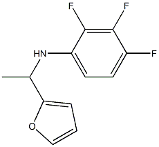 2,3,4-trifluoro-N-[1-(furan-2-yl)ethyl]aniline 结构式