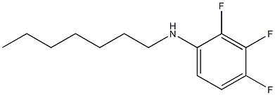 2,3,4-trifluoro-N-heptylaniline 结构式