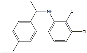 2,3-dichloro-N-[1-(4-ethylphenyl)ethyl]aniline 结构式