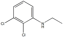 2,3-dichloro-N-ethylaniline 结构式