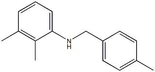 2,3-dimethyl-N-[(4-methylphenyl)methyl]aniline 结构式