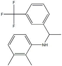 2,3-dimethyl-N-{1-[3-(trifluoromethyl)phenyl]ethyl}aniline 结构式