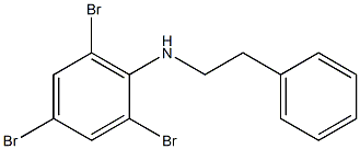 2,4,6-tribromo-N-(2-phenylethyl)aniline 结构式