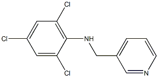 2,4,6-trichloro-N-(pyridin-3-ylmethyl)aniline 结构式