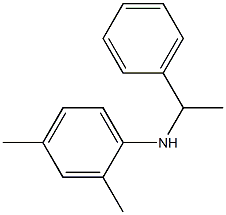 2,4-dimethyl-N-(1-phenylethyl)aniline 结构式