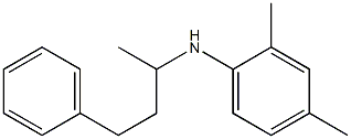 2,4-dimethyl-N-(4-phenylbutan-2-yl)aniline 结构式