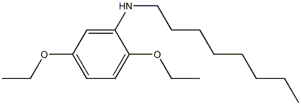 2,5-diethoxy-N-octylaniline 结构式