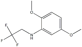 2,5-dimethoxy-N-(2,2,2-trifluoroethyl)aniline 结构式