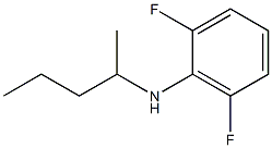 2,6-difluoro-N-(pentan-2-yl)aniline 结构式