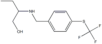 2-[({4-[(trifluoromethyl)sulfanyl]phenyl}methyl)amino]butan-1-ol 结构式