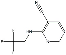 2-[(2,2,2-trifluoroethyl)amino]nicotinonitrile 结构式