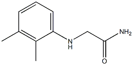 2-[(2,3-dimethylphenyl)amino]acetamide 结构式