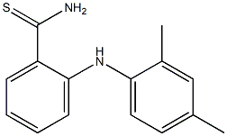 2-[(2,4-dimethylphenyl)amino]benzene-1-carbothioamide 结构式