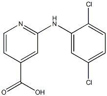 2-[(2,5-dichlorophenyl)amino]pyridine-4-carboxylic acid 结构式