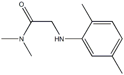 2-[(2,5-dimethylphenyl)amino]-N,N-dimethylacetamide 结构式