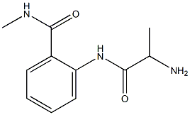 2-[(2-aminopropanoyl)amino]-N-methylbenzamide 结构式