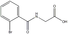 2-[(2-bromophenyl)formamido]acetic acid 结构式