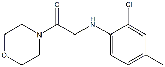 2-[(2-chloro-4-methylphenyl)amino]-1-(morpholin-4-yl)ethan-1-one 结构式