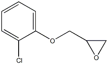 2-[(2-chlorophenoxy)methyl]oxirane 结构式