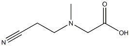2-[(2-cyanoethyl)(methyl)amino]acetic acid 结构式