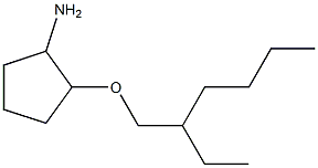 2-[(2-ethylhexyl)oxy]cyclopentan-1-amine 结构式