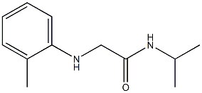 2-[(2-methylphenyl)amino]-N-(propan-2-yl)acetamide 结构式