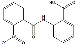 2-[(2-nitrobenzoyl)amino]benzoic acid 结构式